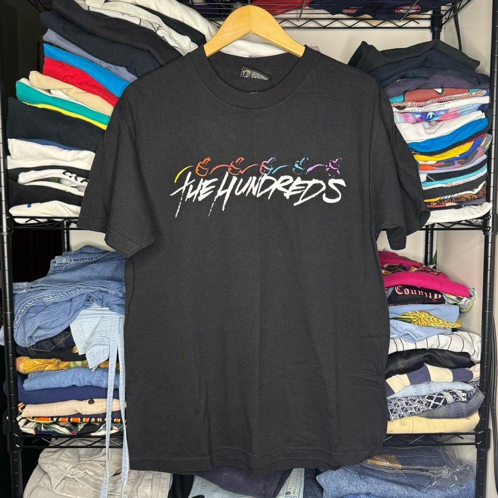 Vintage The Hundreds Adam Bomb Tee | Y2K Skater Streetwear Black T-Shirt L